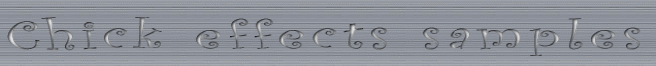 Chik effects sample 